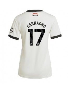 Manchester United Alejandro Garnacho #17 Ausweichtrikot für Frauen 2024-25 Kurzarm